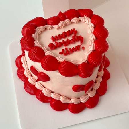 6inch Mini Heart Cake