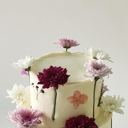 2tier Flowers Cake