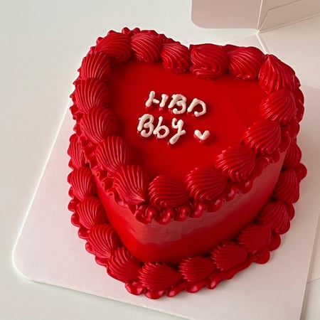 6inch Mini Heart Cake