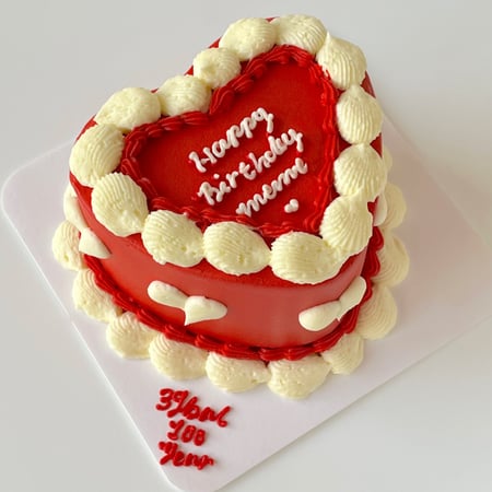 6inch Mini Heart Cake