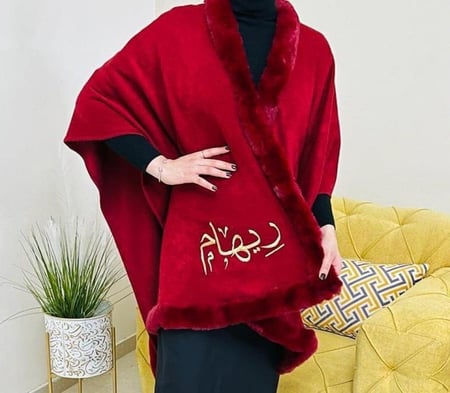 شال نسائي شتوي صوف درجه اولى