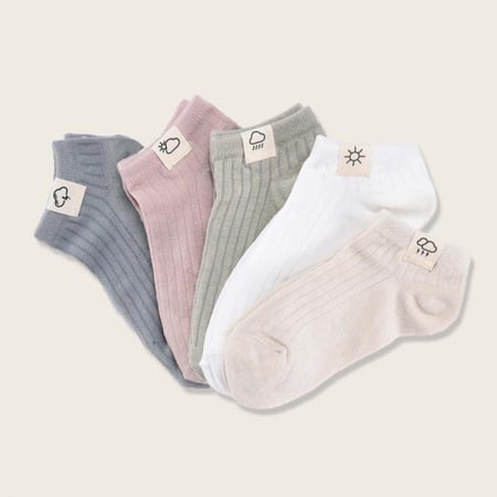 طقم جوارب 5 قطع أحوال الطقس الوان متعدده