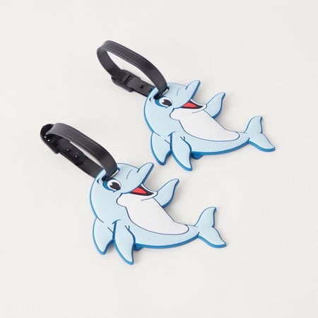 تاق حقيبة لسفر مصمم بشكل دولفين ومميز