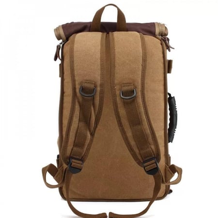 شنطة سفر كتف للرجال و النساء لون جملي بني
