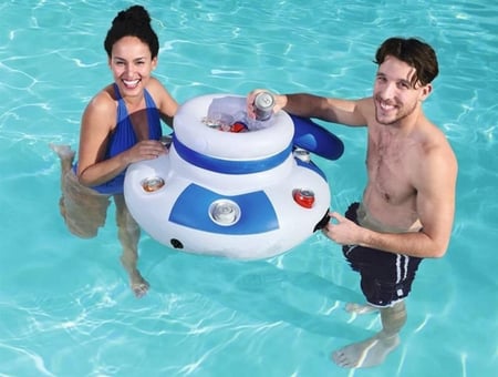 حامل اكواب قابل للنفخ عائم لتقديم المشروبات