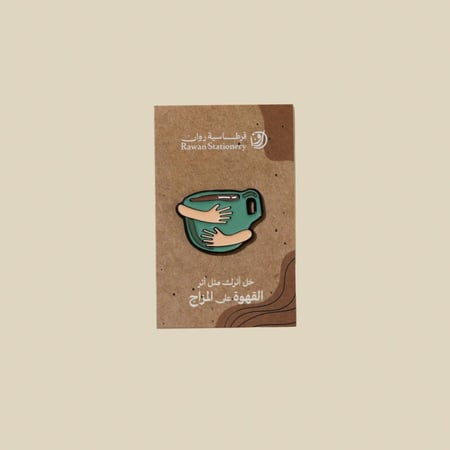 ملصق معدني ( كوب محضون ) - قرطاسية روان