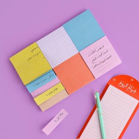 ملصقات ملاحظات - قرطاسية روان