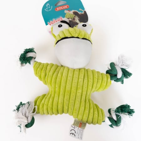 دمية الضفدع للكلاب