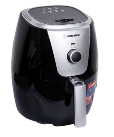 مقلاة هوائية يدوية 2.6 لتر 1200 وات HSA240-05 أسود/فضي