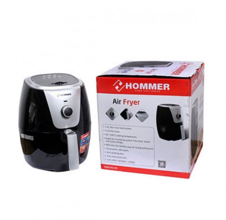 مقلاة هوائية يدوية 2.6 لتر 1200 وات HSA240-05 أسود/فضي