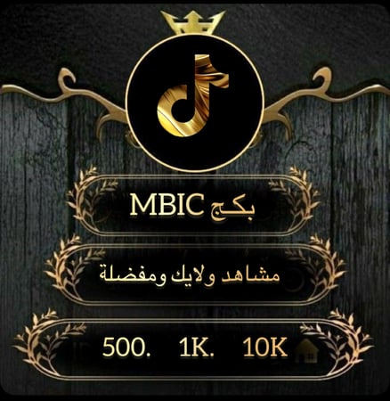 بكج MBIC - دعم مشاهدات ولايكات تيك توك (سريع وآمن)