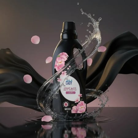 شامبو غسيل العبايات بعطر الورد