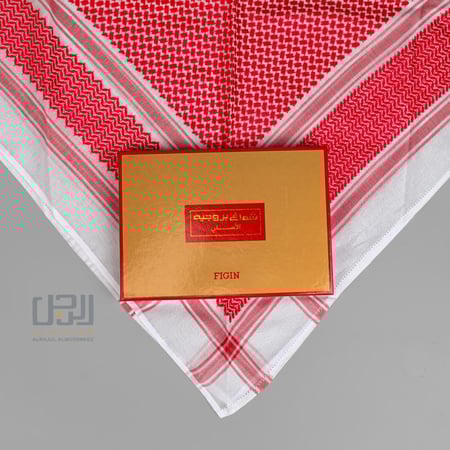 شماغ بروجيه احمر كلاسيك دم الغزال