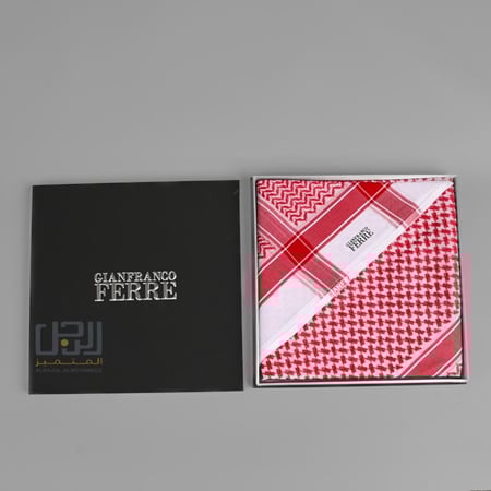 شماغ جيان فرانكو فيري الأحمر   GIANFRANCO FERRY TMR