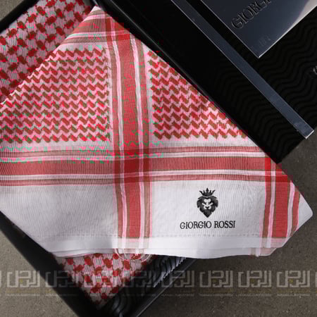 شماغ جورجيو روسي أحمر G.2-R-R