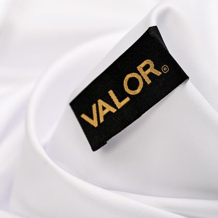 طقم قماش من فالور صيفي  أبيض