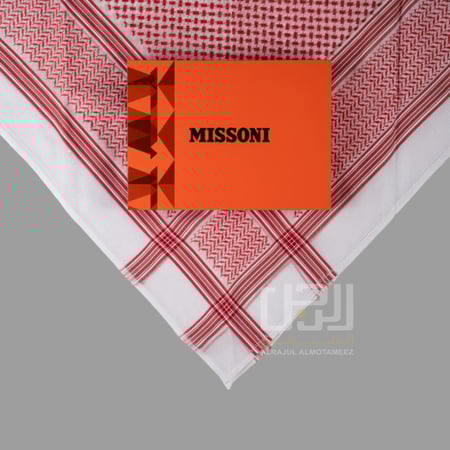 شماغ ميسوني أحمر  الايطالي اخر اصدار~