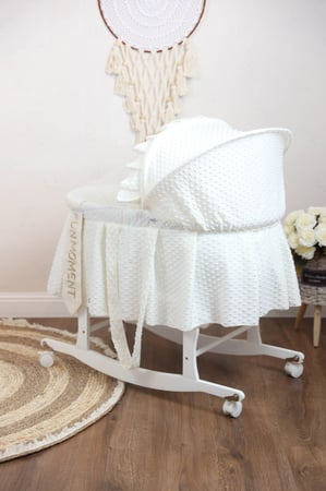 مهد مواليد (سلة موسى) + قاعدة ابيض