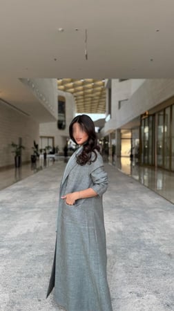 بليزر قماش لينن تيفاني