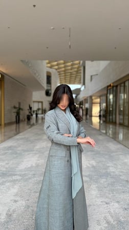 بليزر قماش لينن تيفاني