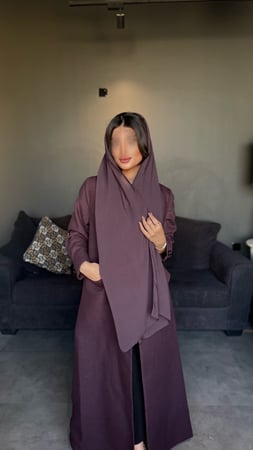 بليزر قماش لينن عنابي