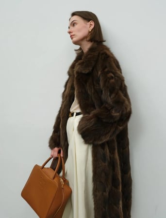 Miu miu Leather Beau 34cm