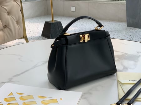 Fendi peekaboo mini black color