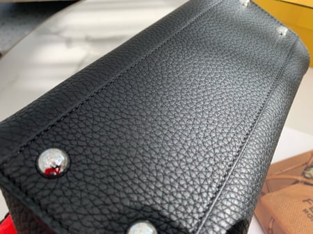 Fendi mini black peekaboo with stiches