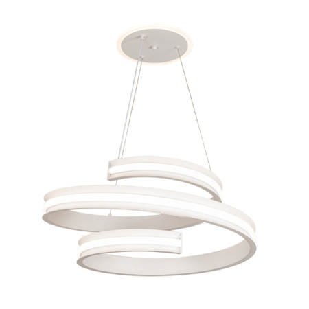 نجف ليد حلقي مودرن أبيض م/7012-1WH ماركة بفكو