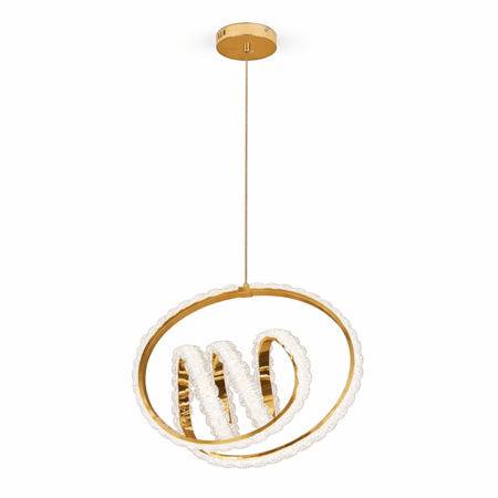 نجف ليد دائري مودرن ذهبي م/10147-1GD ماركة بفكو