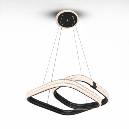 نجف ليد اطار متداخل مودرن أسود م/9405BK ماركة بفكو