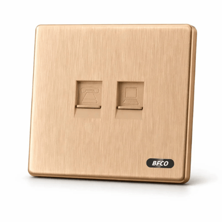 فيش شبكة كمبيوتر مزدوج بريشد ماركة بفكو