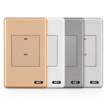 مفتاح مكيف 45 أمبير مقاس 7×14 سادة ماركة بفكو