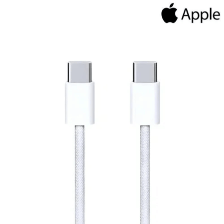 كيبل USB-C إلى USB-C بقدرة 60 واط (1 متر) أصلي من أبل بضمان حاسبات العرب