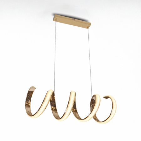 نجف ليد شريط حلزوني مودرن ذهبي م/9312GD ماركة بفكو