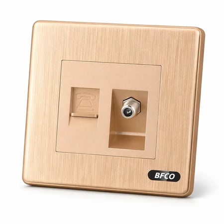 فيش تليفون مع فيش دش بريشد ماركة بفكو