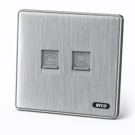 فيش شبكة كمبيوتر مزدوج بريشد ماركة بفكو