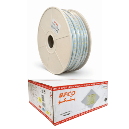 شريط ليد زينة 2 خط كبس 11 واط طول 50 متر 120 لمبة ماركة بفكو