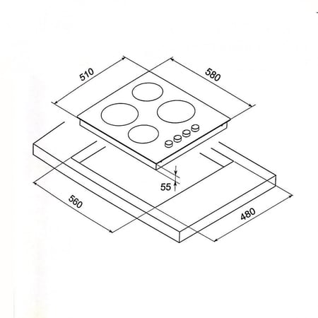 مسطح ماستر جاز بلت ان 60 سم H64CFX