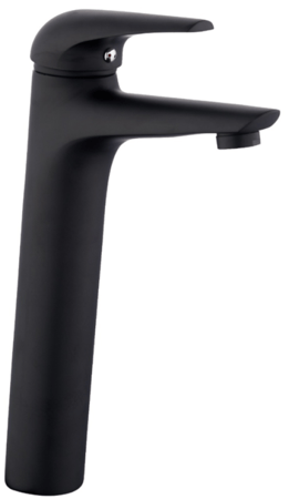 خلاط مغسلة OS1732  أسود عالي اتوماتيك مع هراب