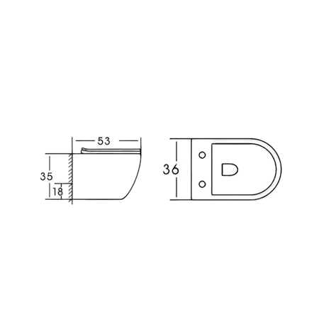 كرسي تعليق LOLO512-2 ROUND صيني اسود 36*35*53 سم UF