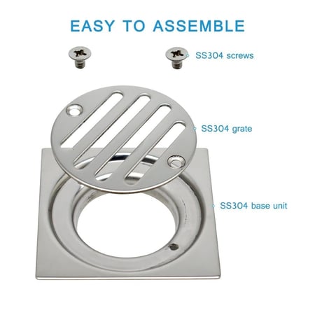 صفاية ستانلس ستيل OS3513 صيني ORIENT STANDARD كروم مربع 8*8 سم