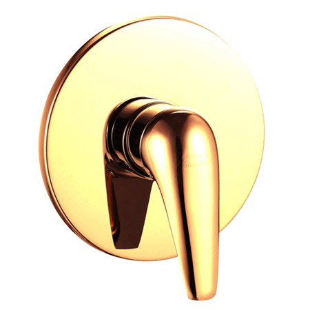 خلاط دش مخفي خط واحد ذهبي دائري