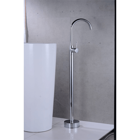 خلاط مغطس ارضي او مغسلة برميل كروم