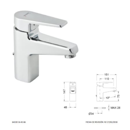 خلاط مغسلة GENEBER اتوماتيك