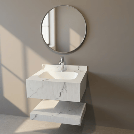 مغسلة بورسلان حوض سيراميك OS196 مقاس 60 سم ابيض كرارة MH3107