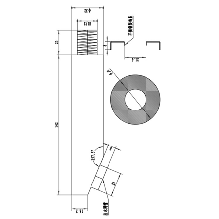 صباب خلاط دش مخفي OS1390 صيني ORIENT STANDARD كروم دائري