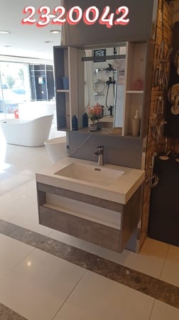 مغسلة دولاب خشب 80 سم