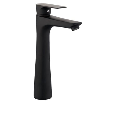 خلاط مغسلة اسود عالي مع هراب