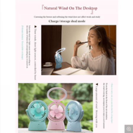 مروحة 3 سرعات مزودة باضائة LED